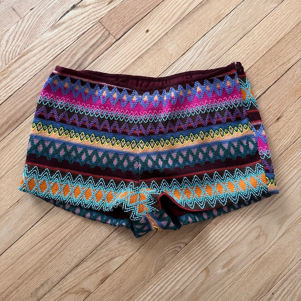 Embroidered shorts